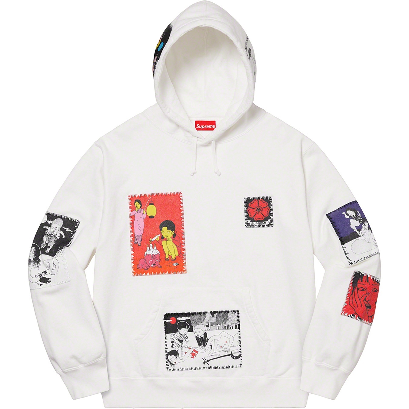 Toshio Saeki/Supreme Hooded Sweatshirt view 18